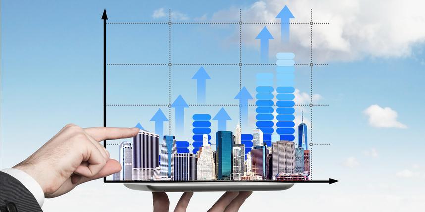 Commercial property rates and detached house price increase in UK